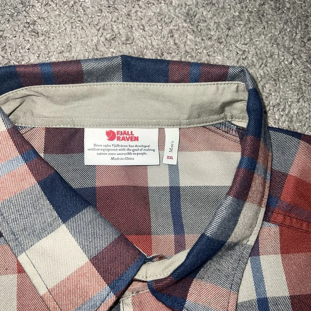 NWT Fjallraven Fjallglim Men's Shirt Autumn Leaf Men 2XL‎